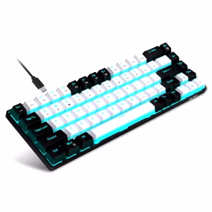 Teclado Mecánico Compacto Retroiluminado – Rendimiento preciso con estilo moderno